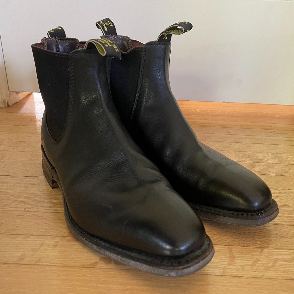 RM WILLIAMS black leather boots